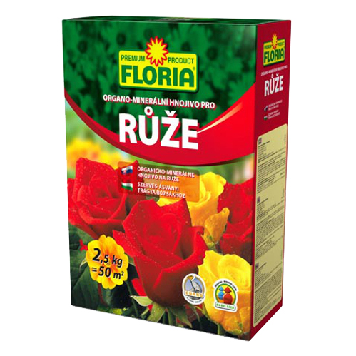 Hnojiva - Hnojivo OM růže FLORIA 2,5 kg