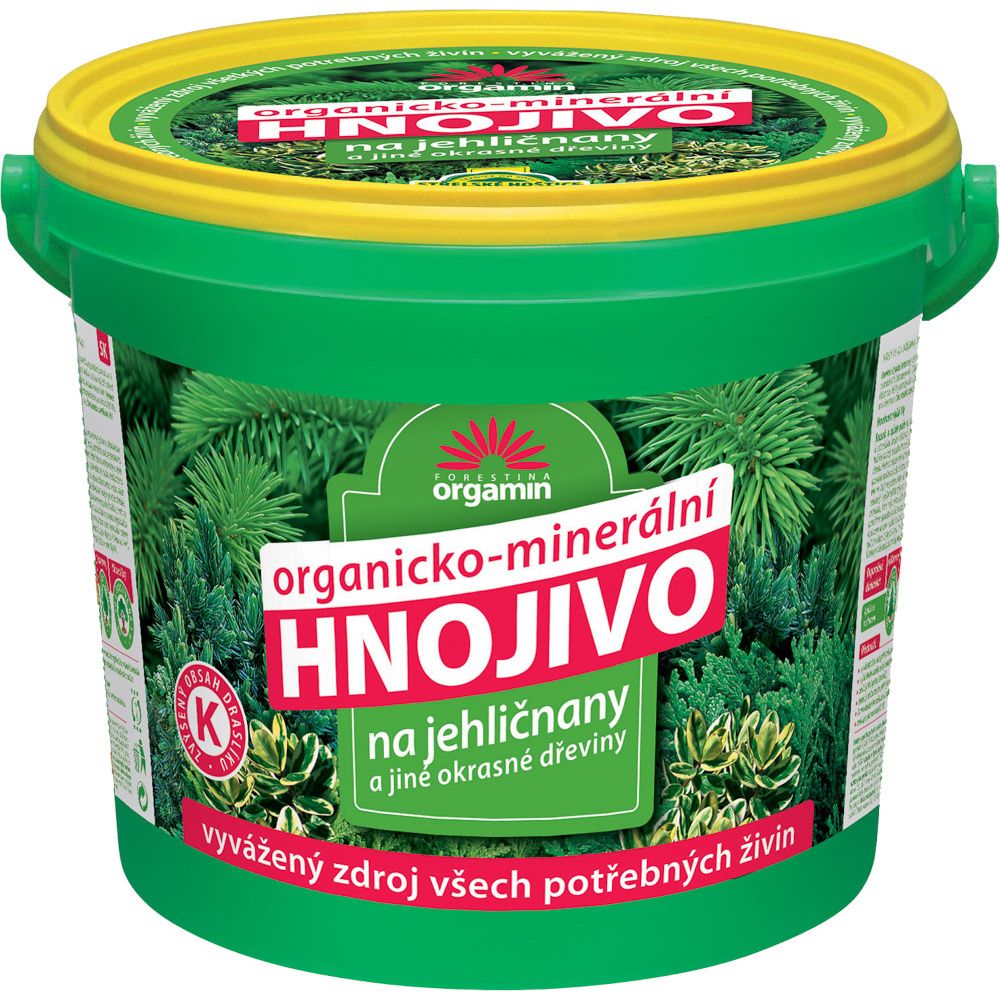 Hnojiva - Hnojivo pro jehličnany a okrasné dřeviny 5kg kbelí