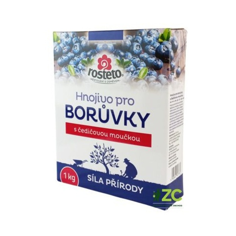 Granulovaná hnojiva - Hnojivo Rosteto s čedičovou moučkou - borůvky 1kg