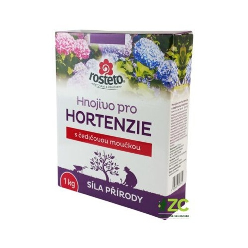 Granulovaná hnojiva - Hnojivo Rosteto s čedičovou moučkou - hortenzie 1kg