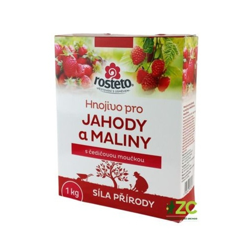 Granulovaná hnojiva - Hnojivo Rosteto s čedičovou moučkou - jahody,maliny 1kg
