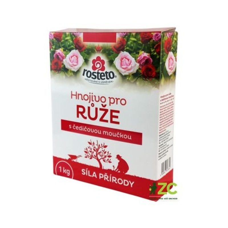 Granulovaná hnojiva - Hnojivo Rosteto s čedičovou moučkou - růže 1kg