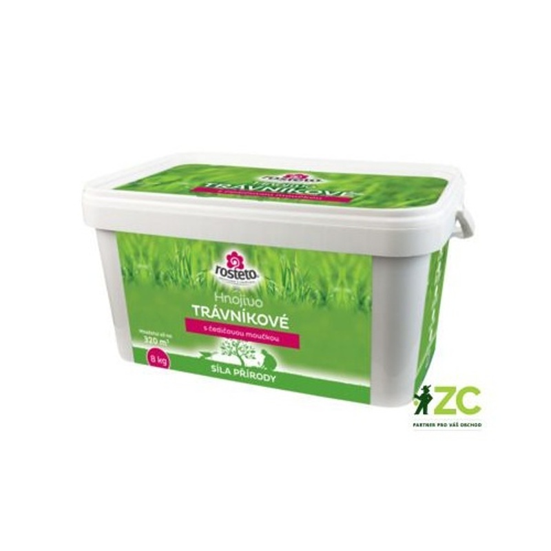 Granulovaná hnojiva - Hnojivo Rosteto s čedičovou moučkou - trávníkové 8kg