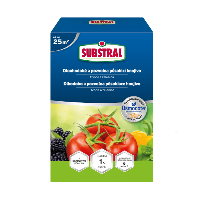 Hnojiva - Hnojivo SUBSTRAL Osmocote ovoce a zelenina 750g