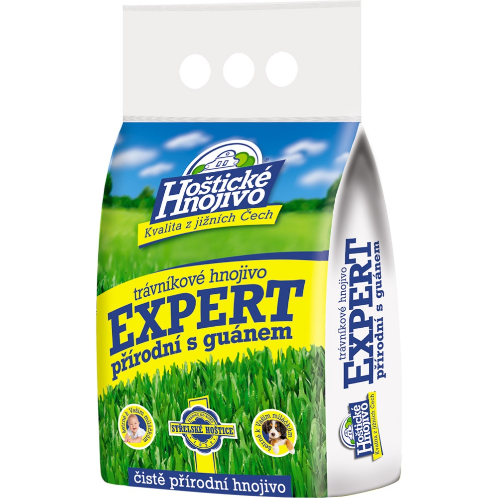 Hnojiva - Hnojivo trávníkové Hoštické s guánem 2,5kg