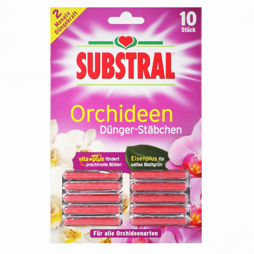 Hnojiva - Hnojivo tyčinkové na orchideje SUBSTRAL 10 ks