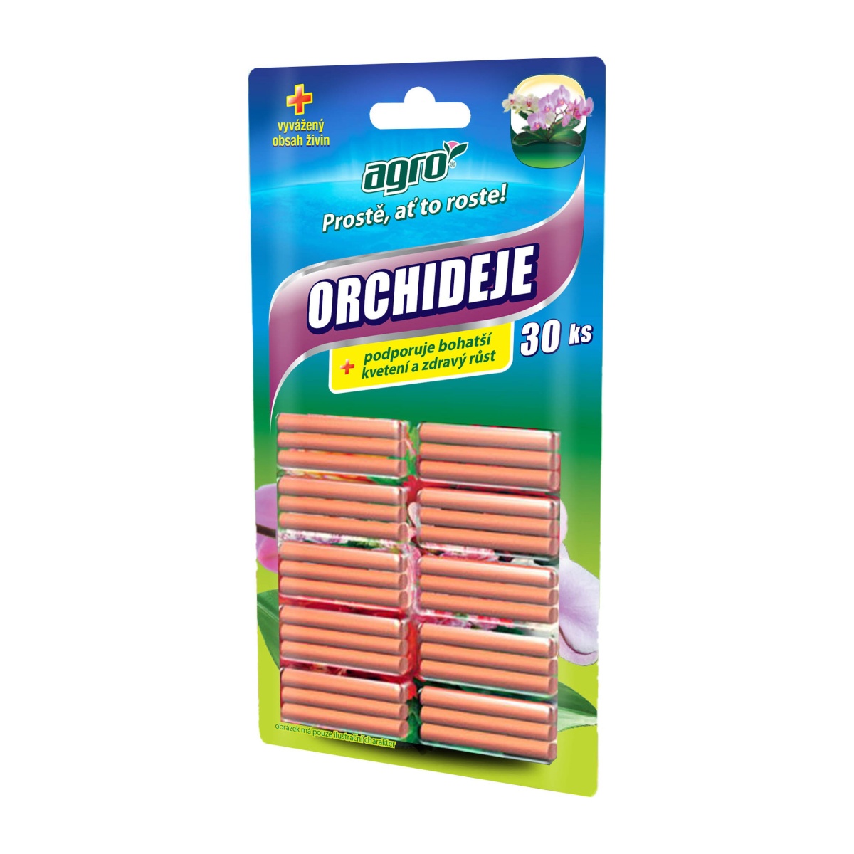 Tyčinková hnojiva - Hnojivo tyčinkové pro orchideje 30ks