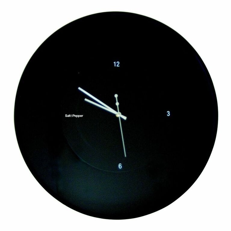 Hodiny a budíky - Hodiny kulaté ZONE 60cm Salt & Pepper