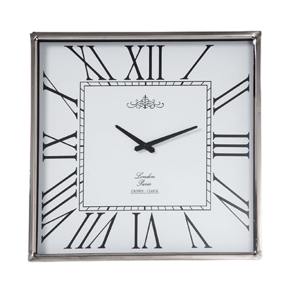 Hodiny a budíky - Hodiny nástěnné kov 48cm