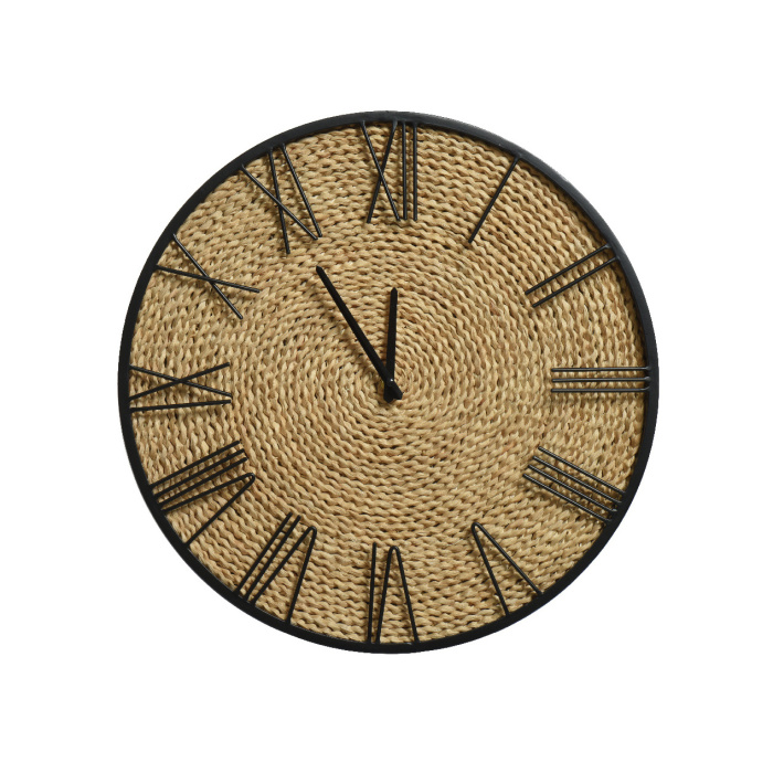 Hodiny a budíky - Hodiny nástěnné kulaté kovové 50cm