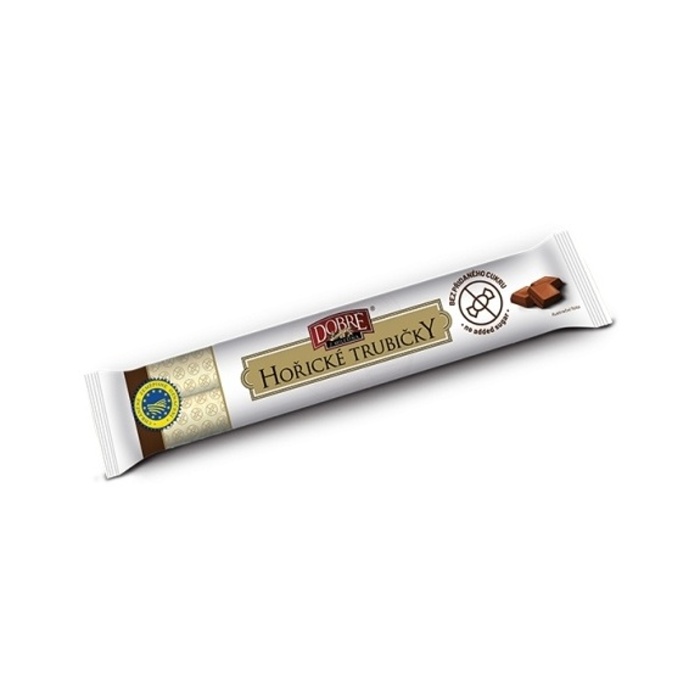 Sladké pochoutky - Hořické trubičky čokoládové bez přidaného cukru 38g