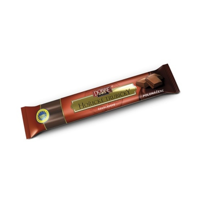 Sladké pochoutky - Hořické trubičky čokoládové polomáčené 38g