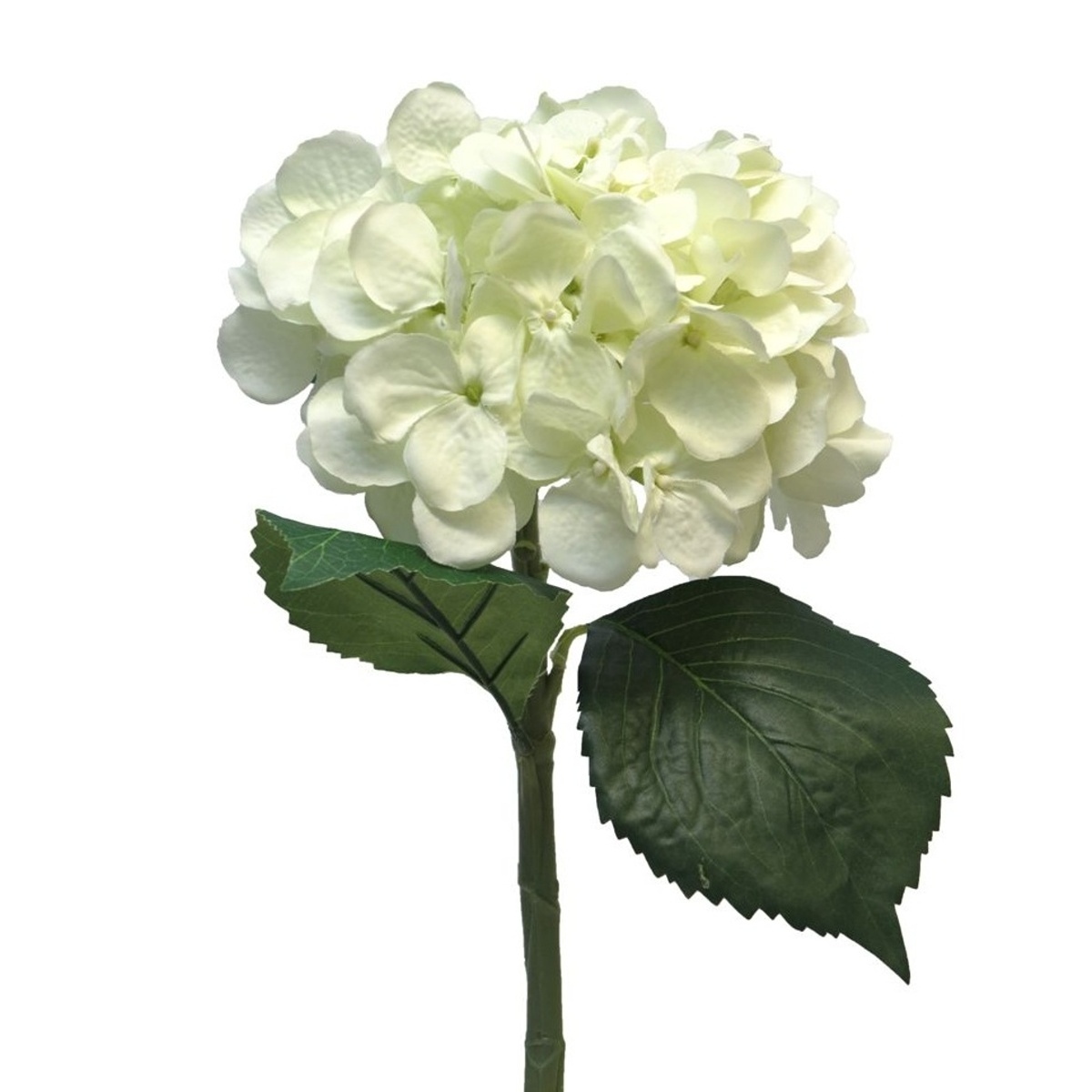 Letní umělé květiny - Hortenzie ARTIST řezaná umělá krémová 48cm