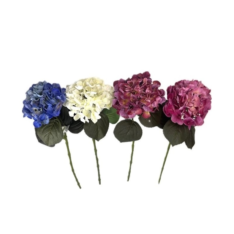 Letní umělé květiny - Hortenzie řezaná umělá mix 64cm
