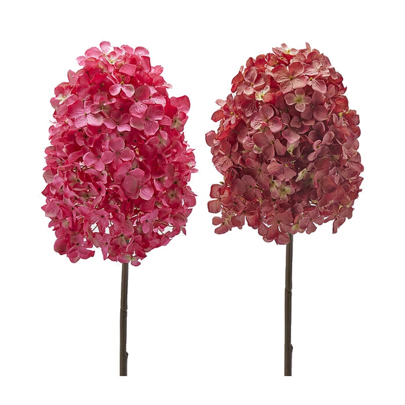 Letní umělé květiny - Hortenzie řezaná umělá mix 90cm