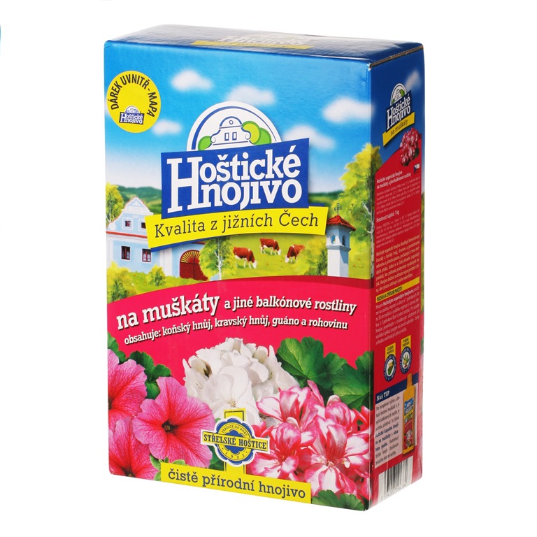 Hnojiva - Hoštické hnojivo na muškáty 1Kg