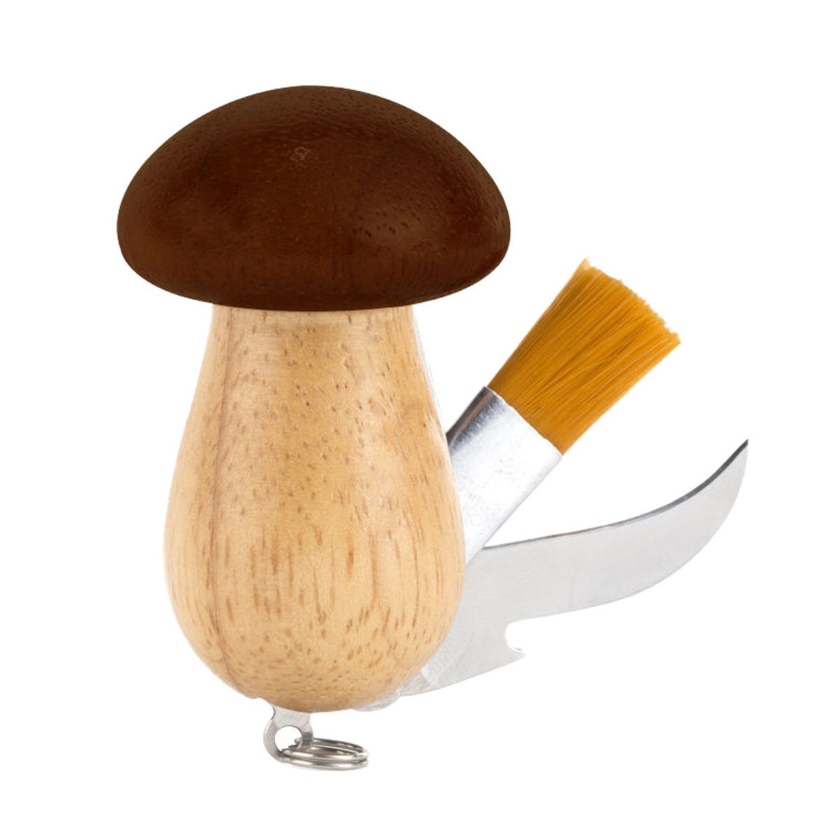 Domácí potřeby - Houba na klíče s náčiním na sběr hub 7cm