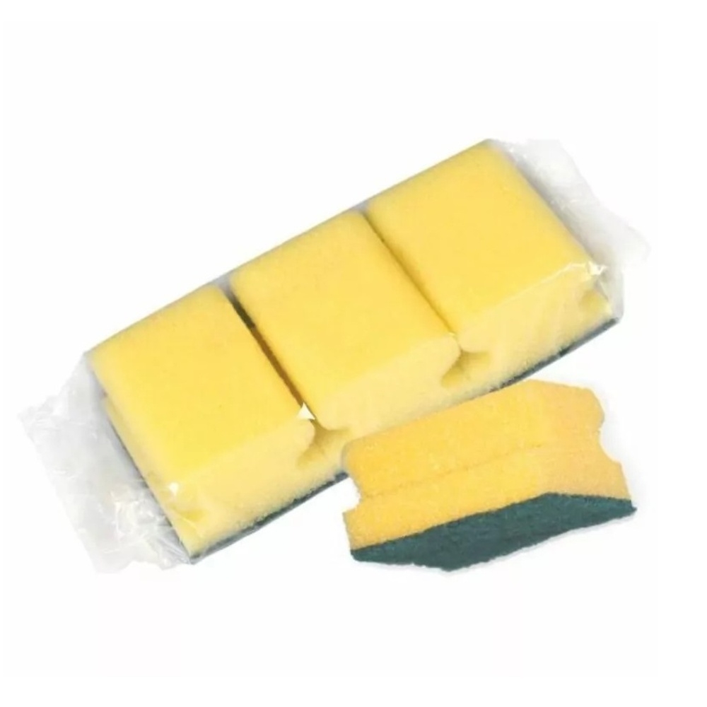 Domácí potřeby - Houbička na nádobí tvarovaná 3ks