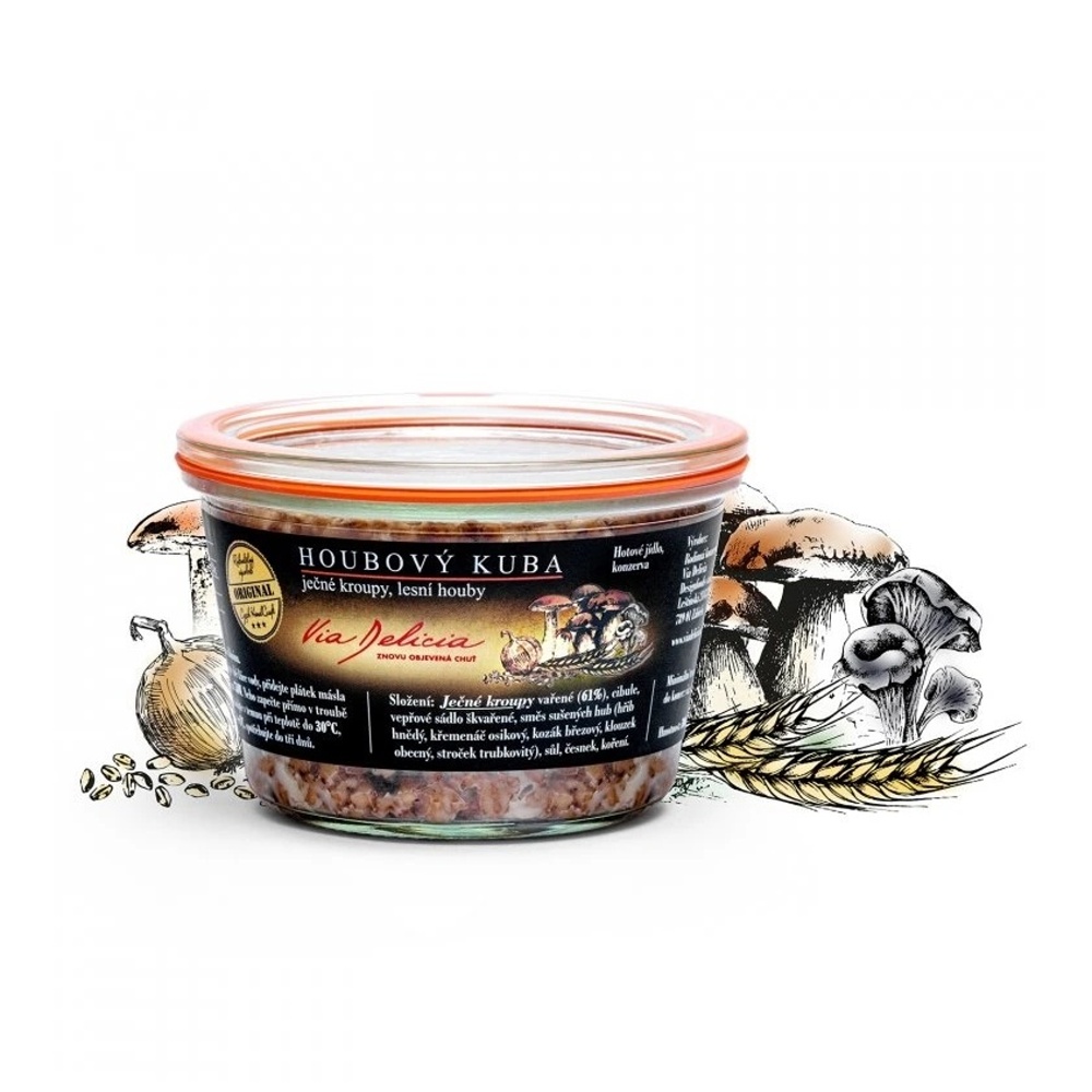 Masa a paštiky - Houbový kuba 300g