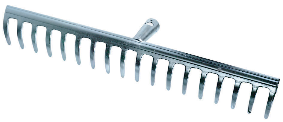 Zahradní nářadí - Hrábě 45cm 18 zubů pozink