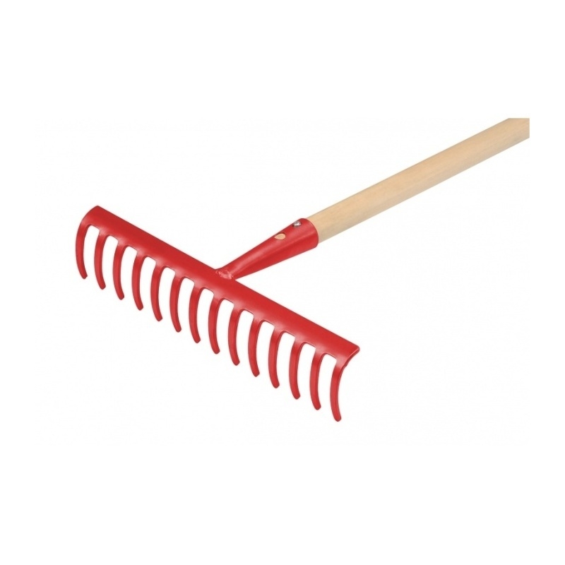 Zahradní nářadí - Hrábě kovové 14hrotů s násadou 140cm