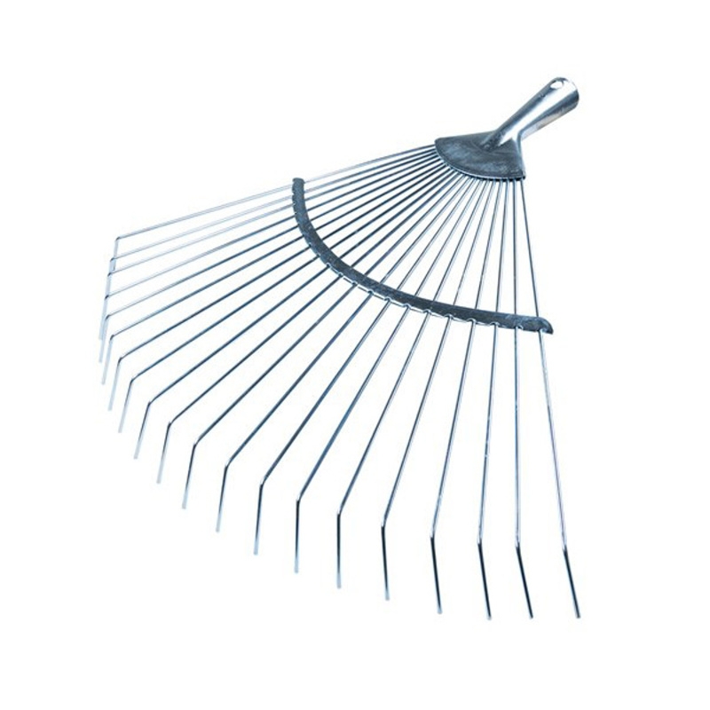 Zahradní nářadí - Hrábě na listí 50cm 20 zubů pozink
