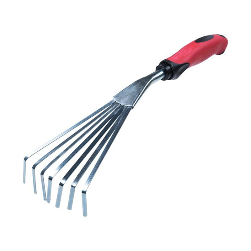 Zahradní nářadí - Hrábě na listí malé plastová rukojeť