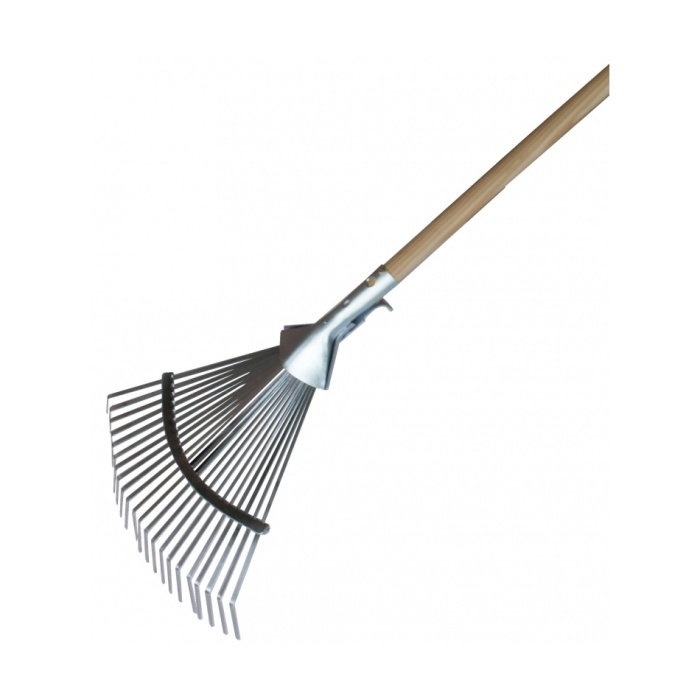 Zahradní nářadí - Hrábě na listí pozinkové s násadou 140cm