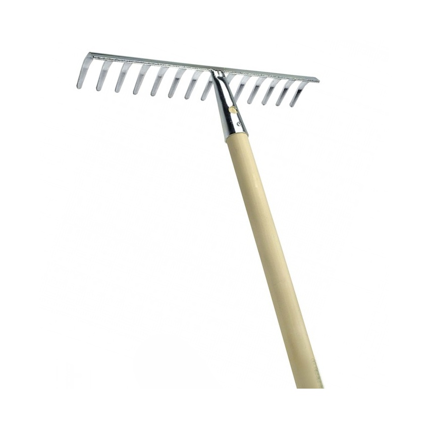 Zahradní nářadí - Hrábě pozink s násadou 35 cm