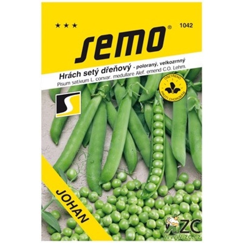 Osivo zeleniny - Hrách zahradní Johan poloraný 50g