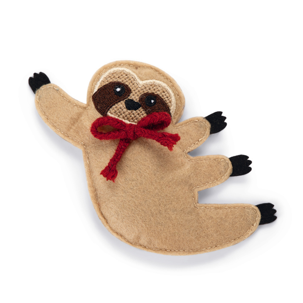 Hračky a doplňky - Hračka lenochod Jona + catnip béžový 11cm