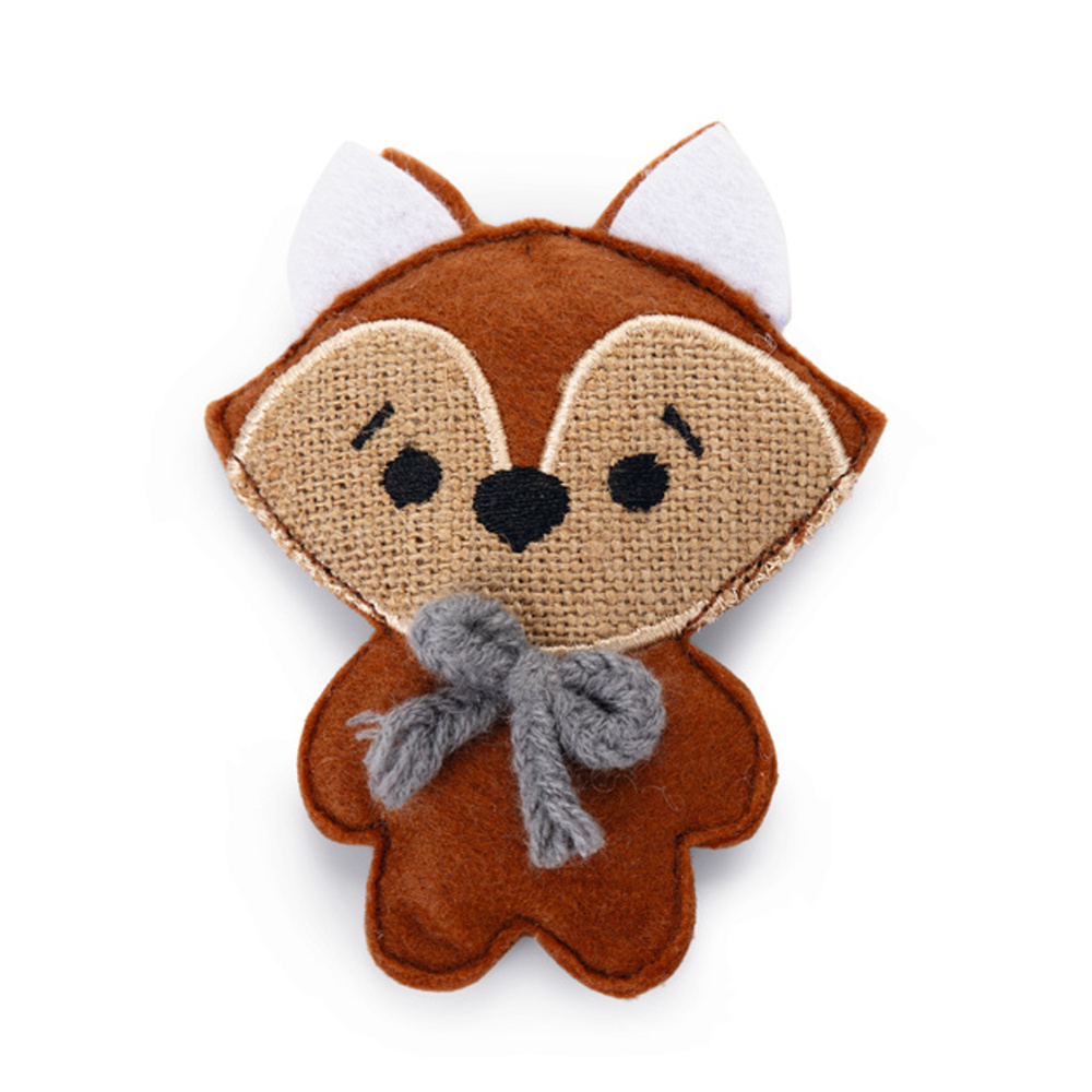 Hračky a doplňky - Hračka liška Frey + catnip rezavá 11cm