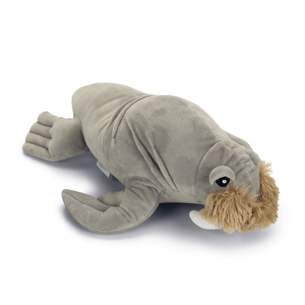 Hračky a doplňky - Hračka mrož Aiden plyšový šedý 34cm