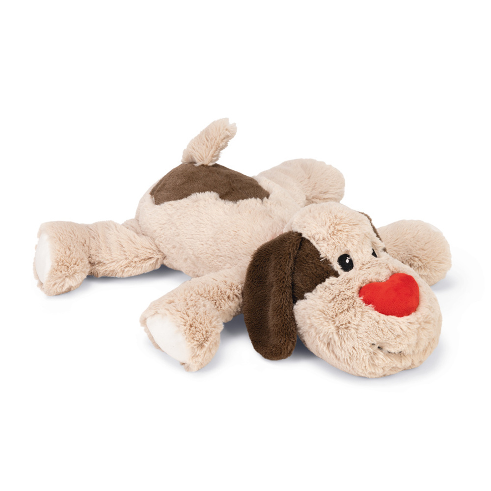 Hračky a doplňky - Hračka pes Joep plyšový béžovo-hnědý 48cm