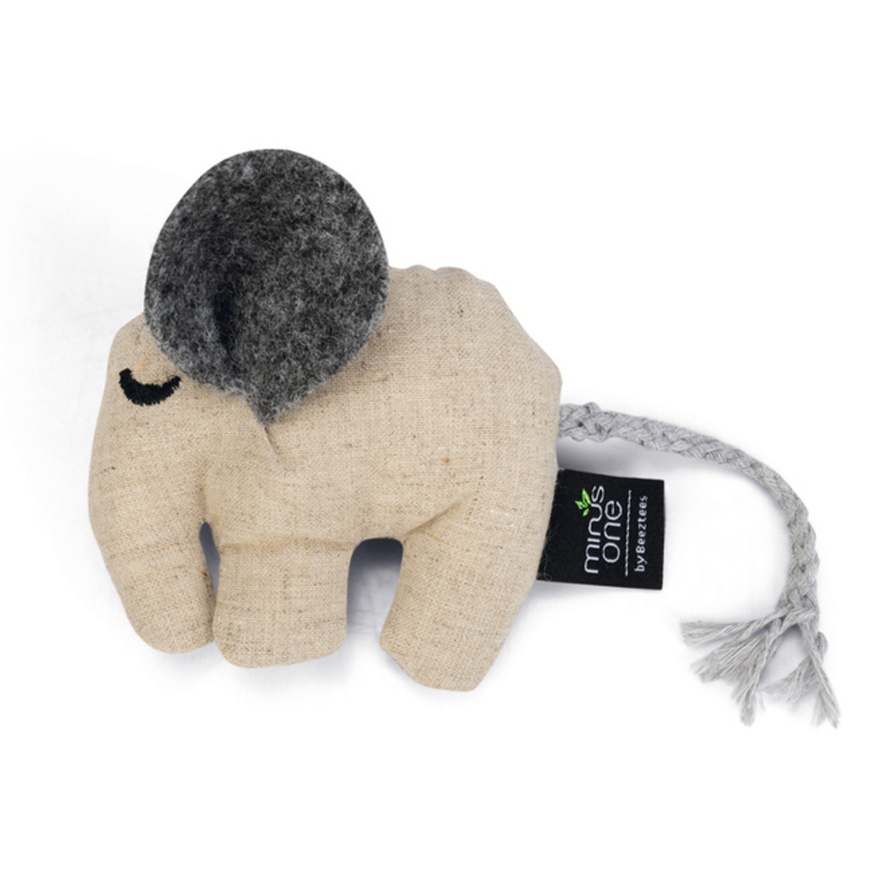 Hračky a doplňky - Hračka slon Do MINUS ONE filcový krémový 9,5cm