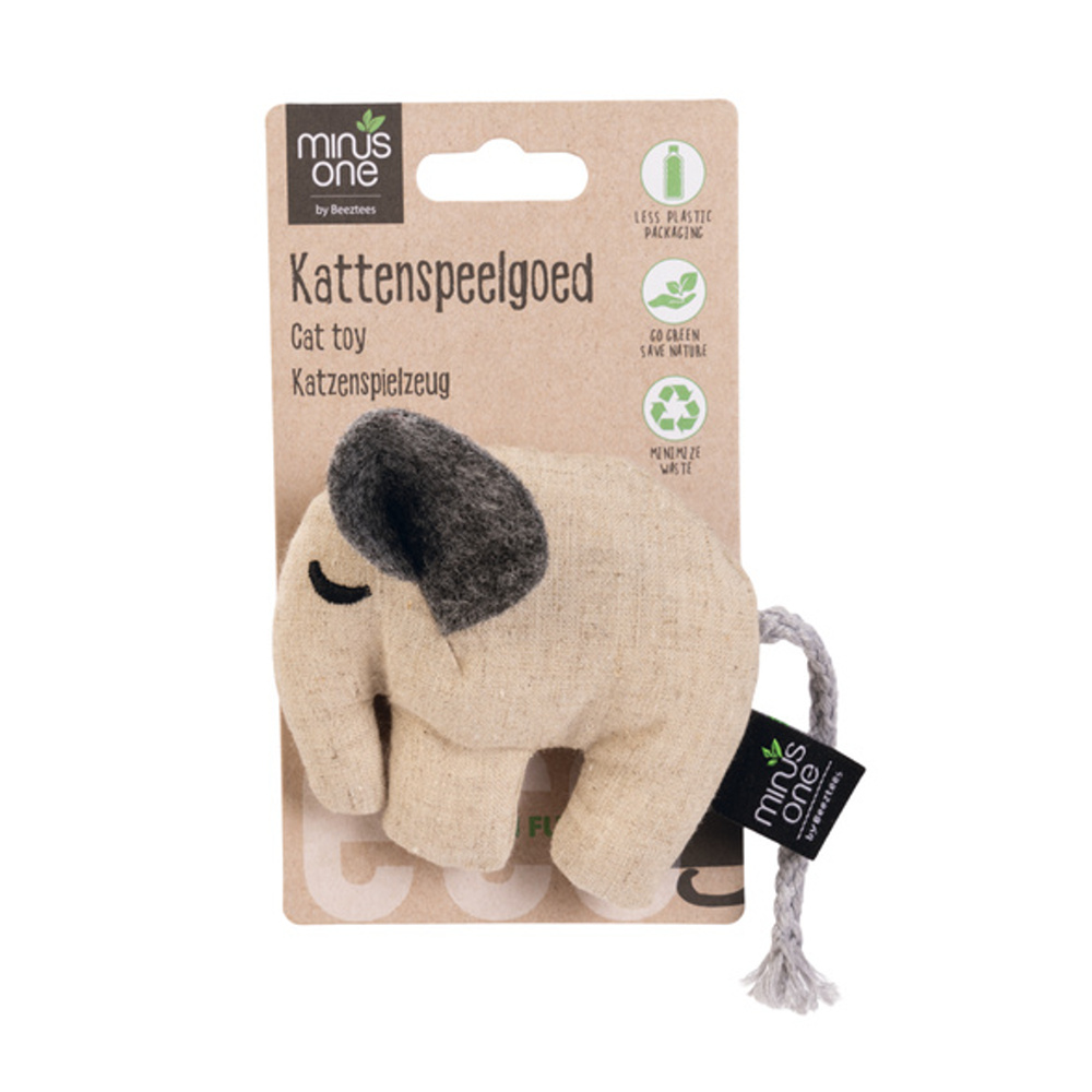 Hračka slon Do MINUS ONE filcový krémový 9,5cm-0