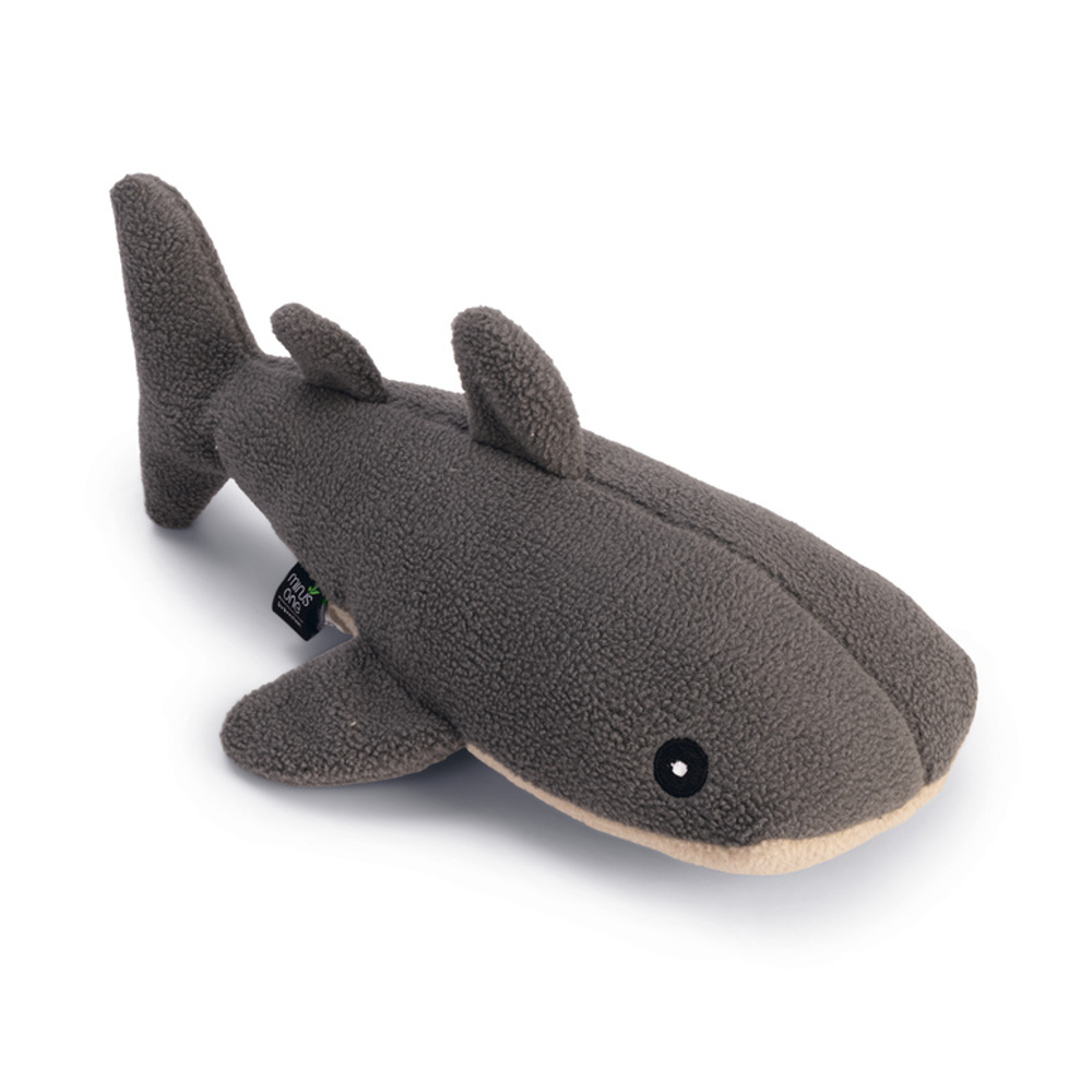 Hračky a doplňky - Hračka velryba MINUS ONE plyšová šedá 33cm