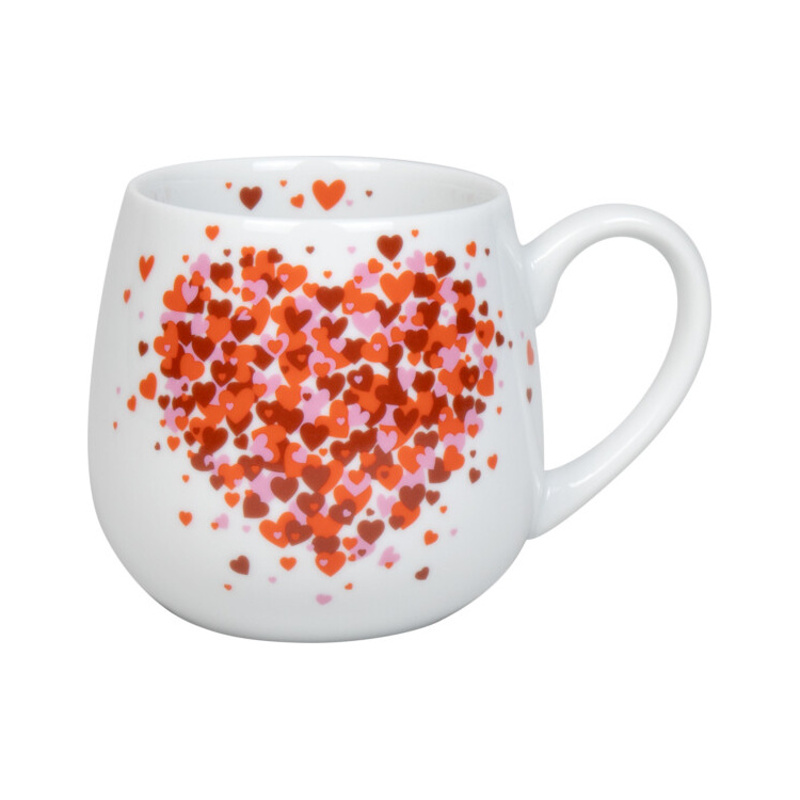 Hrnky a sklenice - Hrnek buclák porcelánový EXPLOZE LÁSKY 420ml