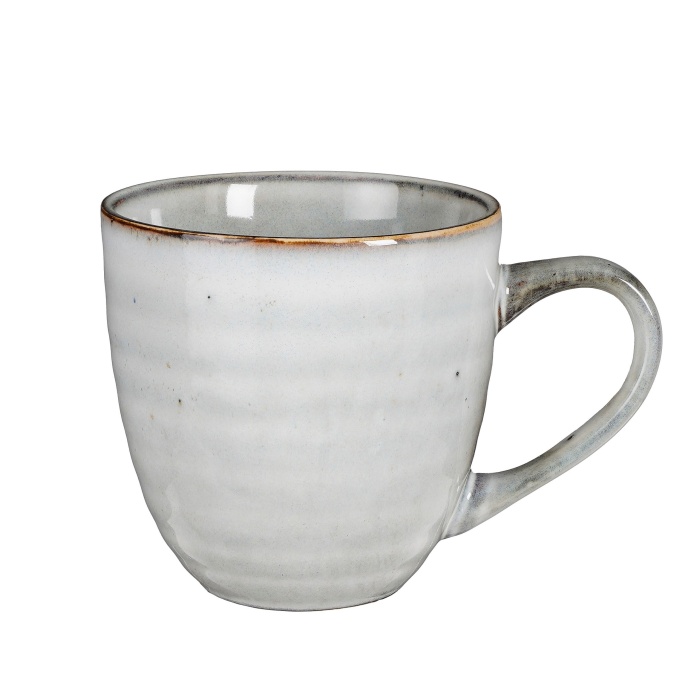 Hrnky a sklenice - Hrnek keramický TABO šedý 9cm