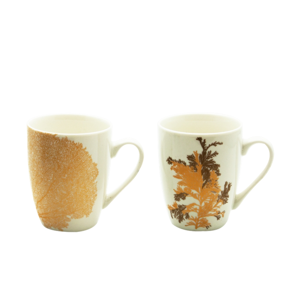 Hrnky a sklenice - Hrnek porcelánový SINGAPORE 2ks