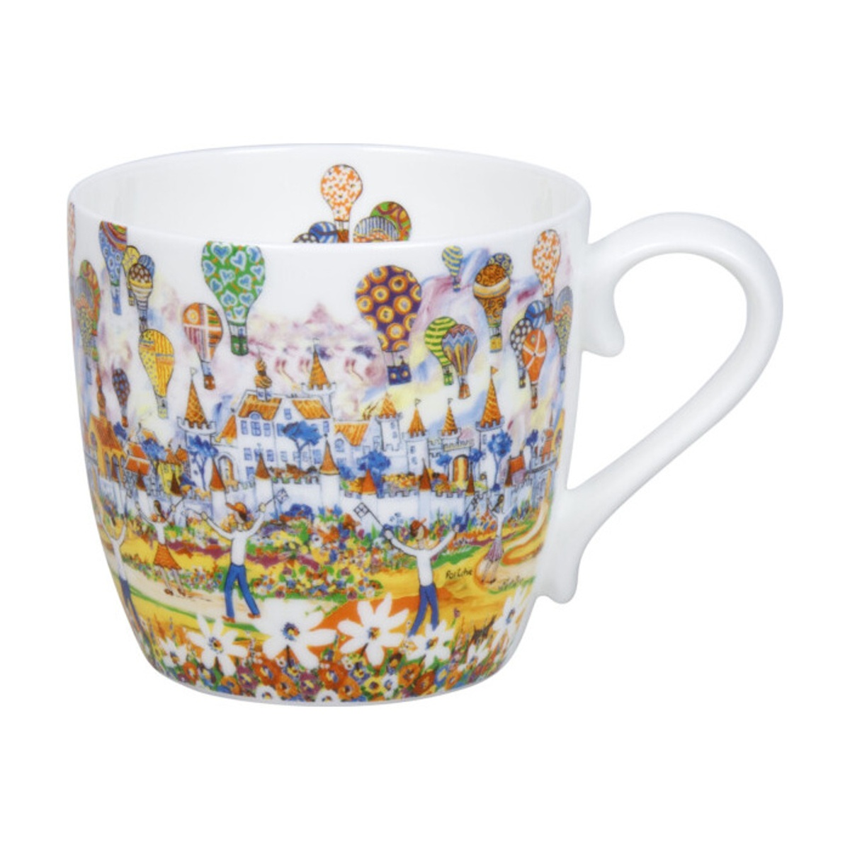 Hrnky a sklenice - Hrnek porcelánovýHORKOVZDUŠNÝ BALÓN 425ml
