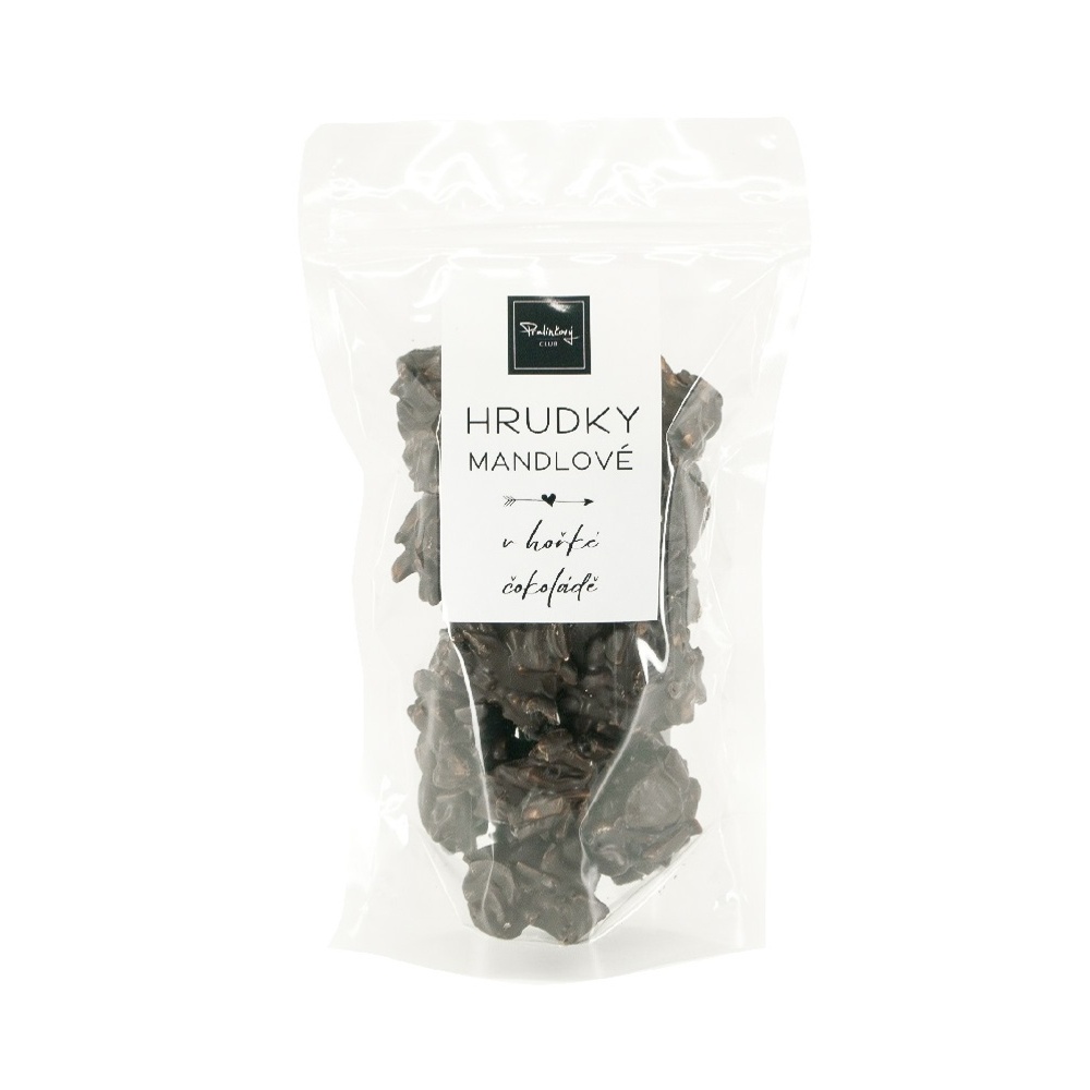 Čokoládové pochoutky - Hrudky mandlové v hořké čokoládě 180g