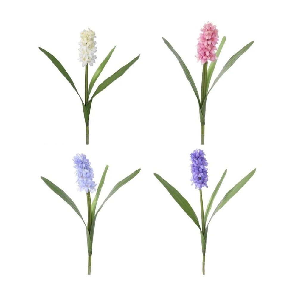 Jarní umělé květiny - Hyacint řezaný umělý mix 46cm