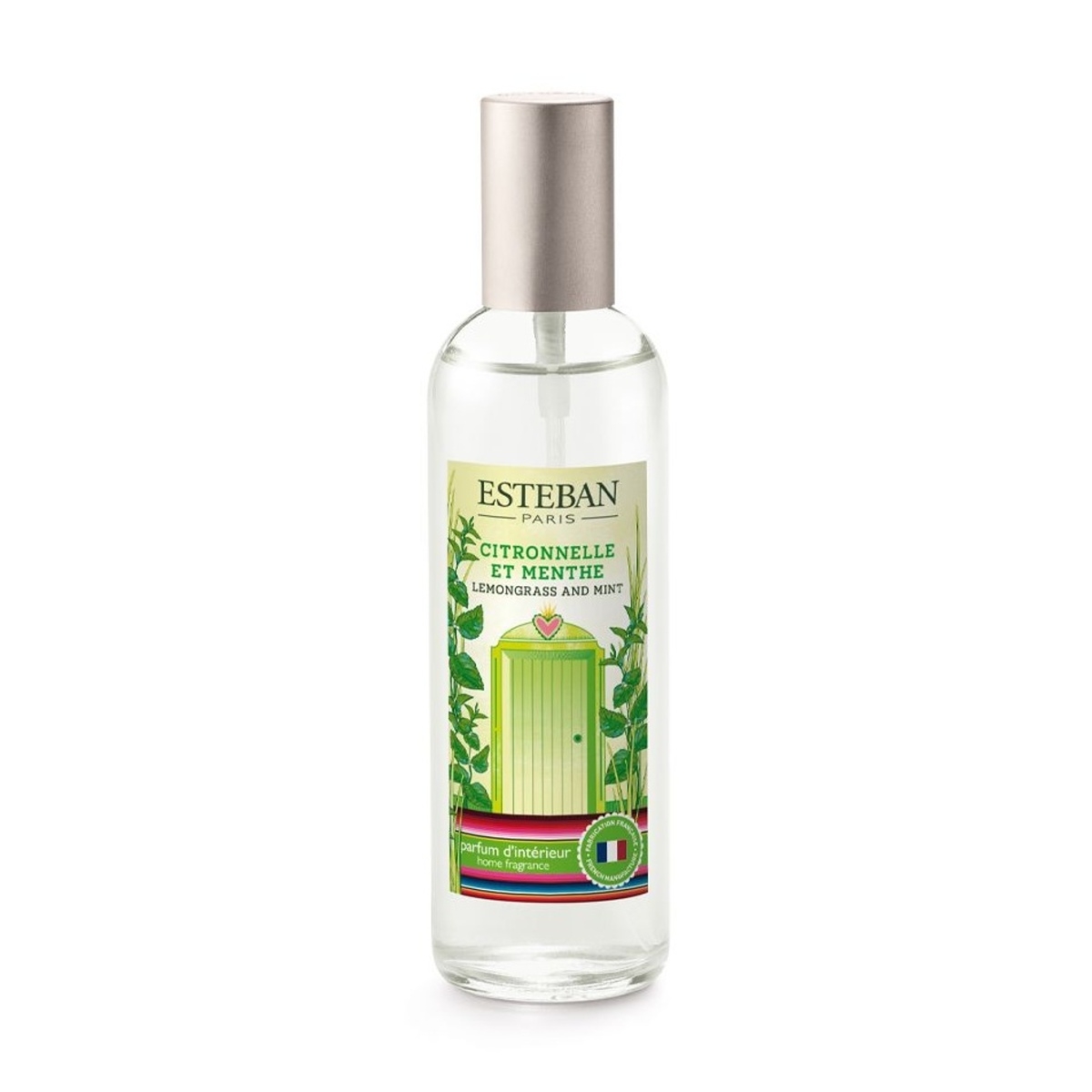 Interiérové vůně Esteban Parfums - Interiérový sprej ESTEBAN NATURE Lemongrass & Mint 100ml