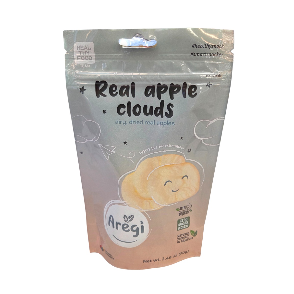 Sušené ovoce a plody - Jablkové plátky sušené AREGI 70g