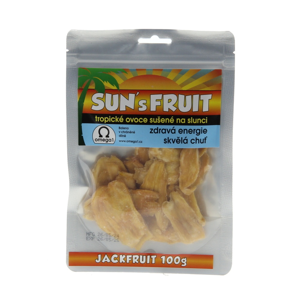 Sušené ovoce a plody - Jackfruit sušený SUNS FRUIT 100g