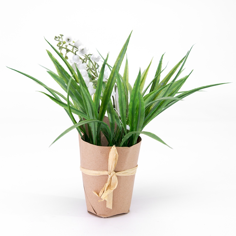 Jarní květina umělá hrnková mix-0