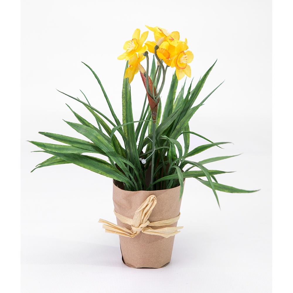 Jarní květina umělá hrnková mix-2