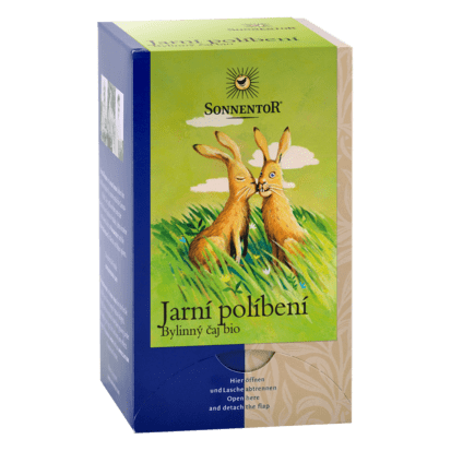 Nápoje - Jarní políbení - bylinný čaj BIO porcovaný 18x1,5g Sonnentor