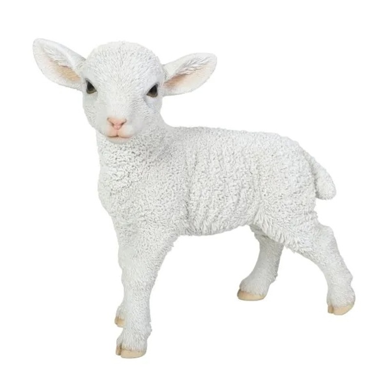 Venkovní zvířátka - Jehně stojící polyresinové 29cm